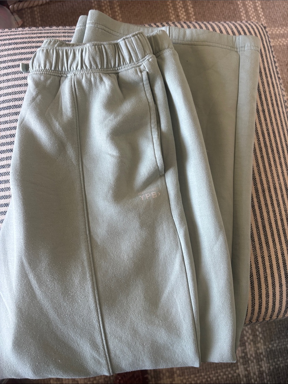 Light Sage Green Abercrombie kids Cozy Sweatpants 13-14
